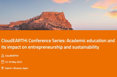Серія конференцій CloudEARTHi: академічна освіта та її вплив на підприємництво та стійкий розвиток