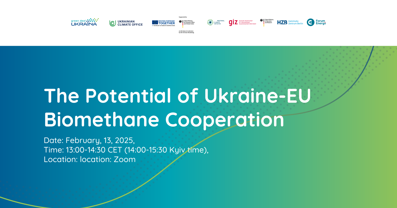 Webinar  ­ The Potential of Ukraine-EU Biomethane Cooperation 