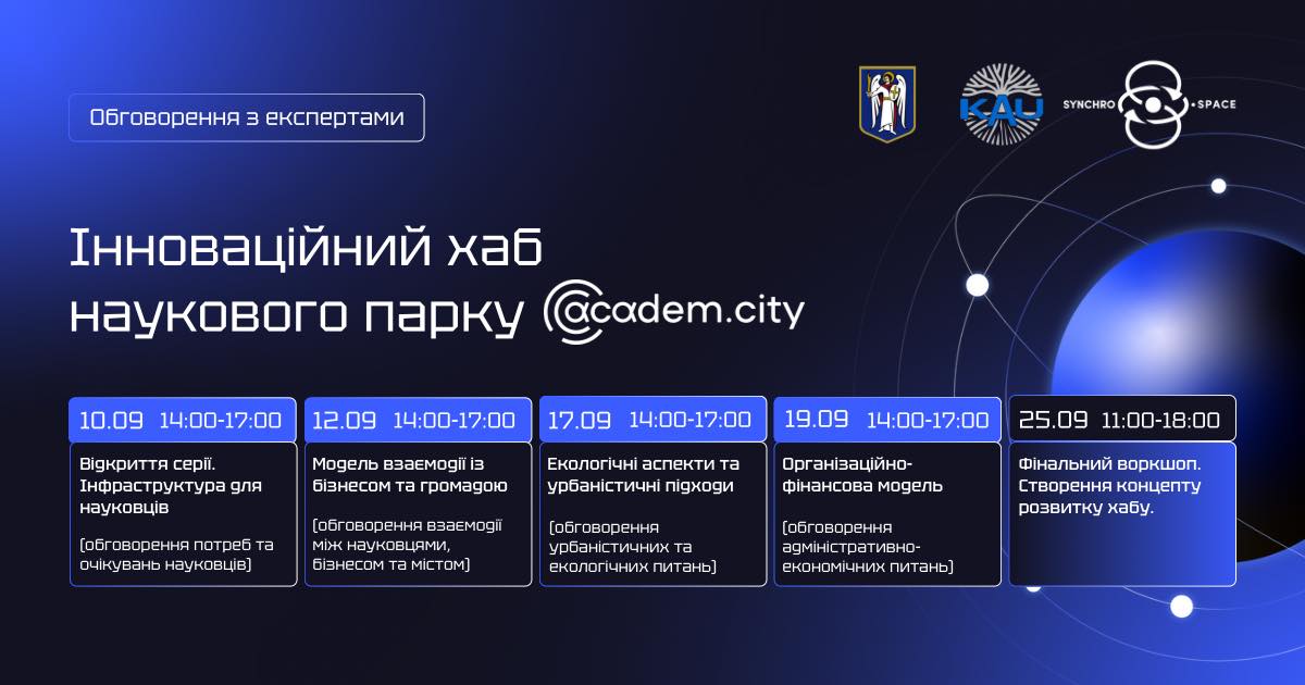 Інноваційний хаб наукового парку Academ.City. Новина доповнюється.